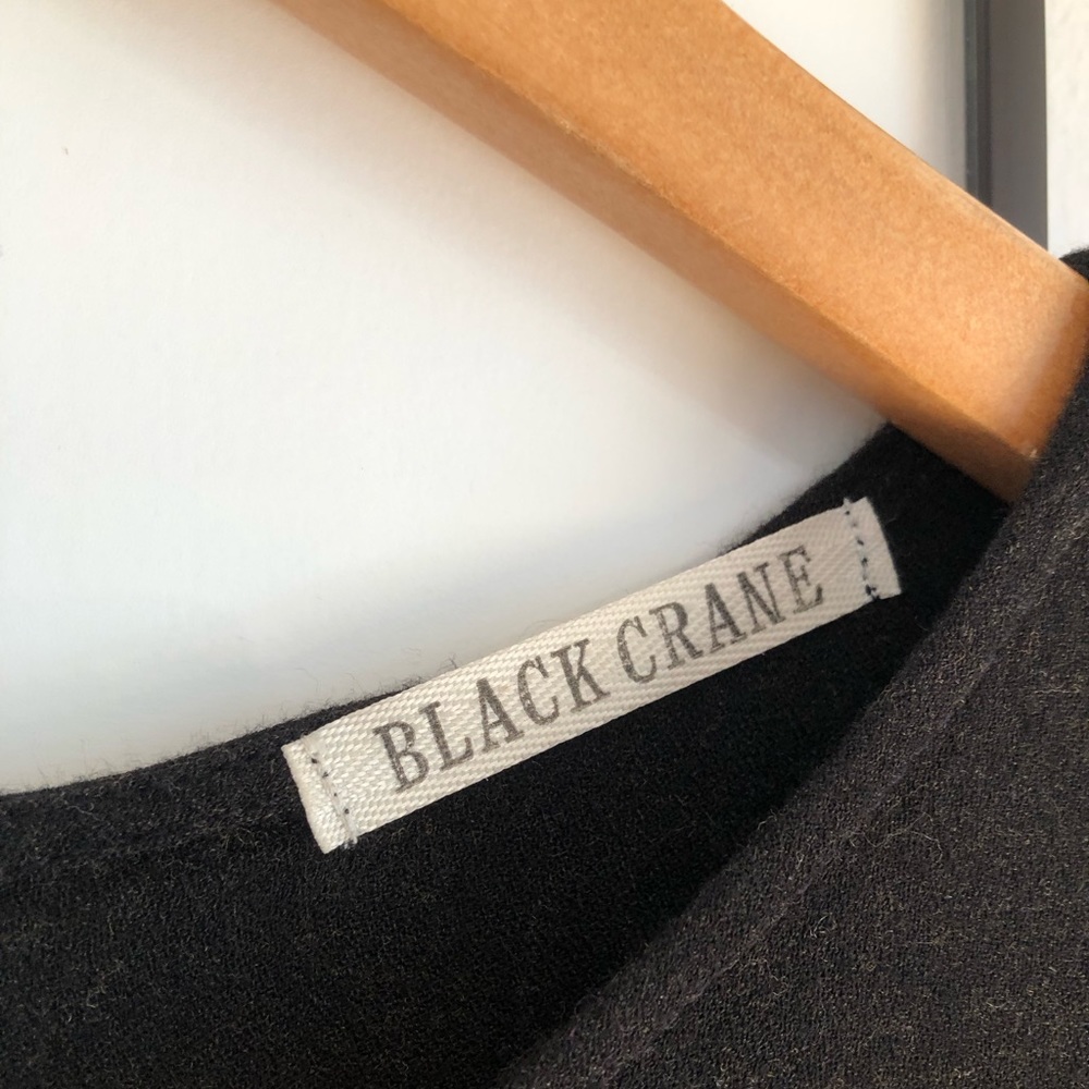 SOLD - Black Crane dress - Picture 3 of 9